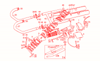 Intake exhaust voor MOTO GUZZI T3 e Derivati Calif./T4/Pol./CC/PA 1980