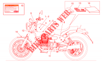 Decal and plate set voor MOTO GUZZI Nevada Classic 2013