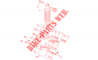 Connecting rod   rear shock abs. voor MOTO GUZZI Stelvio 8V STD - NTX 2014