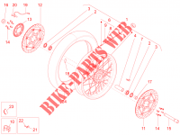Front wheel voor MOTO GUZZI Stelvio 8V STD - NTX 2015