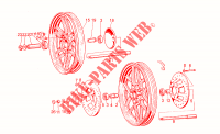 Wheels voor MOTO GUZZI V 35 II 1983