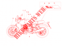 Decal and plate set voor MOTO GUZZI V7 II Special ABS 2016