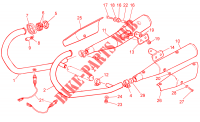 Exhaust unit voor MOTO GUZZI V7 Racer 2014