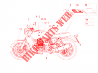 Decal and plate set voor MOTO GUZZI V7 Special 2014