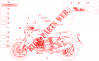 Decal and plate set voor MOTO GUZZI V7 Special - Stone 2013